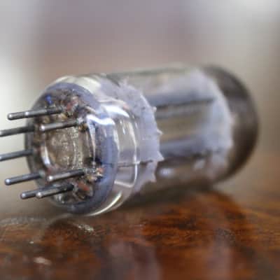GE 12AX7 NOS Tube - 1950's - Long Plates - U Getter - Copper Grid Posts - Balanced - Awesome image 6