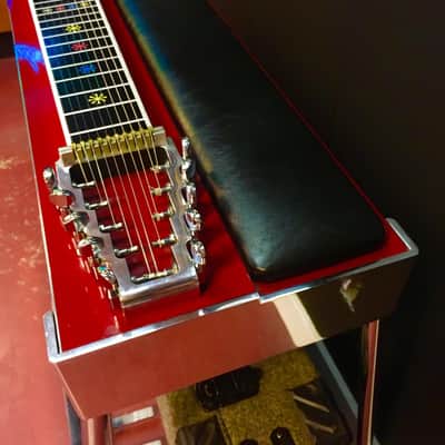 Rittenberry SD10 3x5 Standard Emmons E9 Pedal Steel Guitar Red Mica image 7