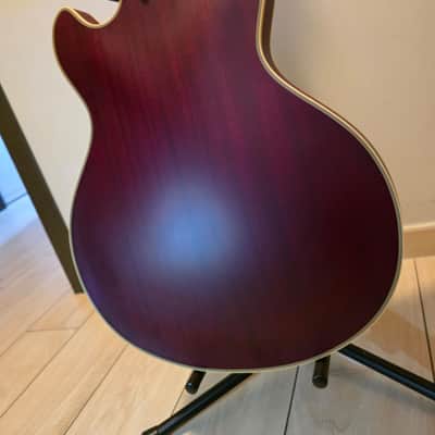 D'Angelico Deluxe DC (335) Satin Trans Wine P90 image 9