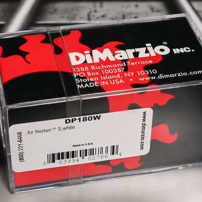DiMarzio DP180W Air Norton S Rails Strat Pickup - White image 2