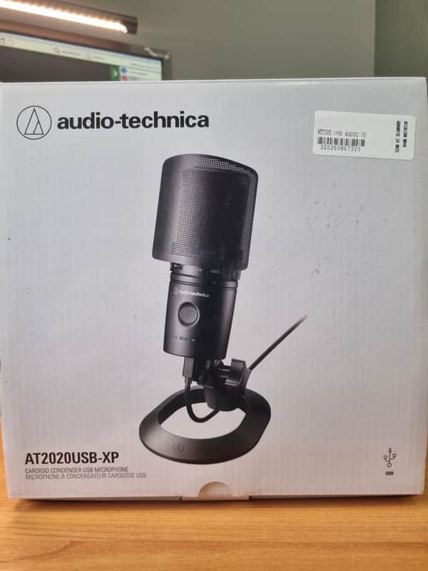 Audio-Technica AT2020USB-XP USB Digital Condenser Microphone with DSP 2023 - Present - Black image 1