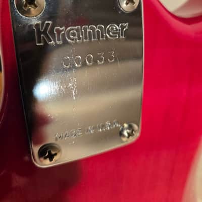 Kramer Pacer Series 1980's 1980's - Candy Apple Red Gloss image 11