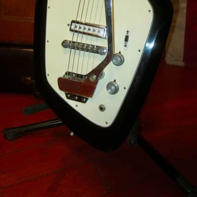 1966 Teisco Del-Rey EV-2T Californian Black image 1