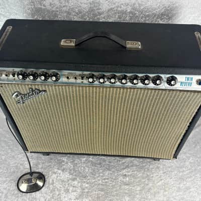 Vintage 1973 Fender Twin Reverb all tube 2x12 combo amp image 14