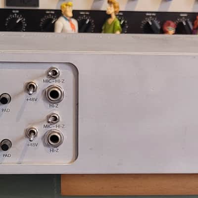 JJ Electronics x 2 API 512 Microphone Mic Pre Preamp Clone Rackmount - with Classic Tamura Transformers image 1