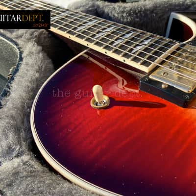 ♚RARE♚MINTY 2010 Gibson CUSTOM SHOP ES-137 Custom♚AAA♚EBONY♚TRIBURST♚COA♚335*339 image 11