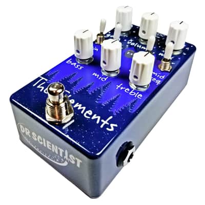 Distortion Pedal! Highly Versatile Dr. Scientist The Elements Overdrive/Distortion Pedal! Low & High Gain, Active EQ, Diodes Clipping + Bass Cut! image 2