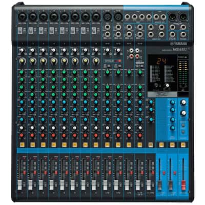 Yamaha MG16XU 16-Input 6-Bus PA Audio Mixer Mixing Console with Effects & USB image 1