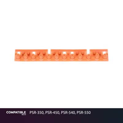 Yamaha 12-Key Rubber Contact Strip for PSR-350, PSR-450, PSR-540, PSR-550