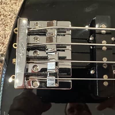 Fender US Geddy Lee Artist Series Signature Jazz Bass (2016) Black image 6