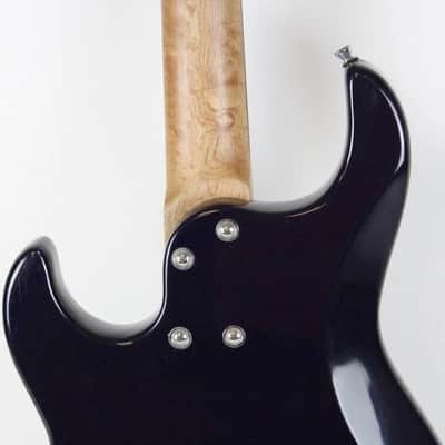 Early 2000's Silvertone Midnight Purple Indigo Jazz Bass J-Style Bass ~Rosewood Fretboard~ image 5