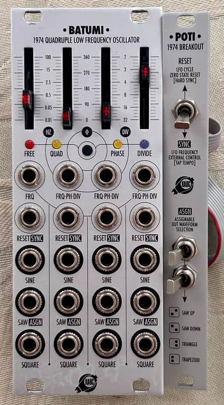 Xaoc Devices Batumi Quad LFO + Poti Breakout 2010s - Silver image 1