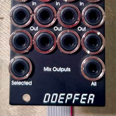 Doepfer A-135-2V Quad VCA / VC Mixer 2010s - Black image 1