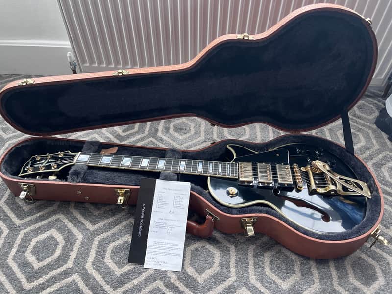 Gibson ES-Les Paul Custom Black Beauty 3-Pickup with Bigsby 2015 - Ebony VOS image 1
