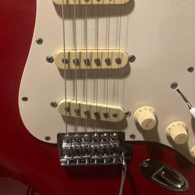 Torino Red Squier II Standard Stratocaster with Maple Fretboard (Made in Korea) 1989 - 1992 image 14