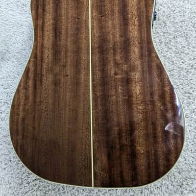 D'Angelico Premier Delancey Dreadnought Size Acoustic Electric Guitar, Sunburst image 4