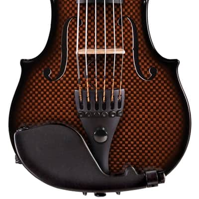 Glasser Carbon Composite Acoustic Electric 6-String Violin (4/4 Size) 2020s AE Orange image 1