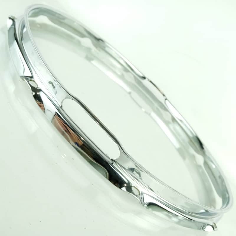 Ludwig 15"80s 10Lug 1.6mm Resonant Marching Snare Drum Rim/Hoop Triple Flange US image 1