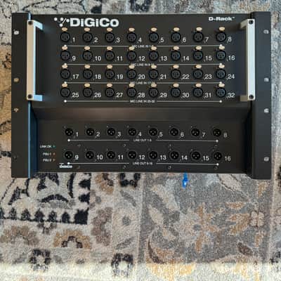 DiGiCo D-Rack 32 x 16 Cat 6 Analog I/O Stage Box image 1