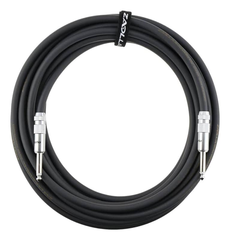 Zaolla Artist 20 Foot Solid Silver Instrument Cable image 1