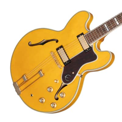 Epiphone Sheraton Frequensator Semi-Hollowbody Guitar - Natural image 4