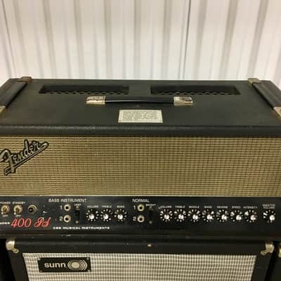 Fender 400-ps c 1969 original vintage USA 500 watt all tube monster bass guitar amplifier image 2