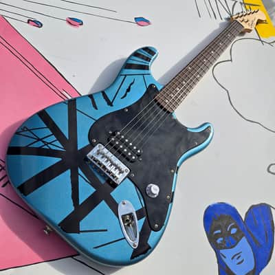 Squier Stratocaster Bullet EVH tribute image 23