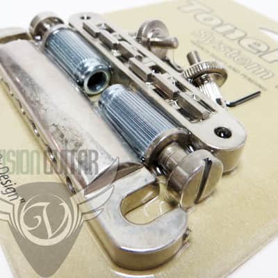 TonePros Nashville Complete Bridge & Tailpiece Set LPS02-AN AGED NICKEL