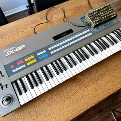 Roland JX-8P Classic 1985 Analog Synthesizer + Retroaktiv MPG-8 Programmer - Excellent