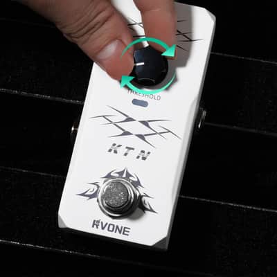 RVONE Noise Gate Guitar Pedal, Intelligent Noise Suppressor Pedal with Smart Threshold Control, Noise Killer Guitar Pedal, True Bypass & Aluminum Case, Analog Guitar Effects Pedal image 5