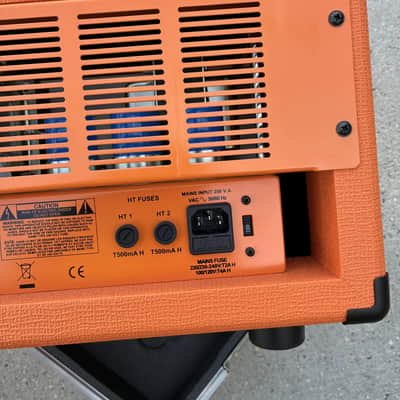Orange Custom Shop 50 Watt Amplifier Mint with Anvil Case Killer Nice Killer Sound image 6