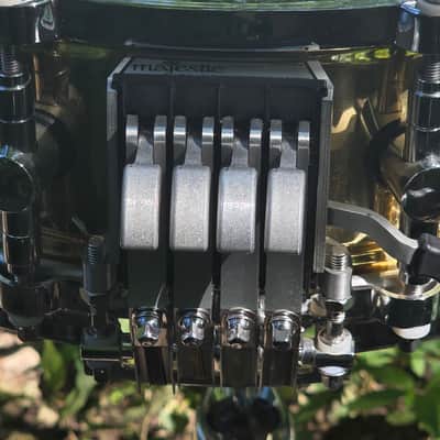 Majestic Prophonic 14x5 Brass Shell Snare Drum image 7