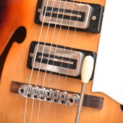 Hüttl Archtop – 1960s German Vintage Sharkfin Jazz Guitar / Gitarre image 6