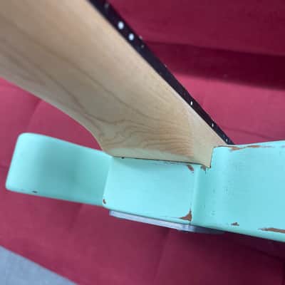 Slick SL50 T-Style Electric Guitar - Aged Surf Green image 10