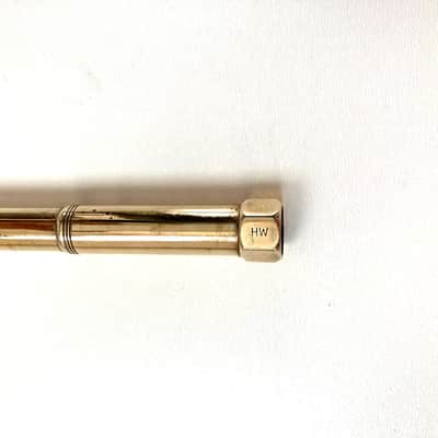 Ultra Rare Malone MC2 Heavy Wall C Trumpet Leadpipe - Raw Brass - Excellent image 2
