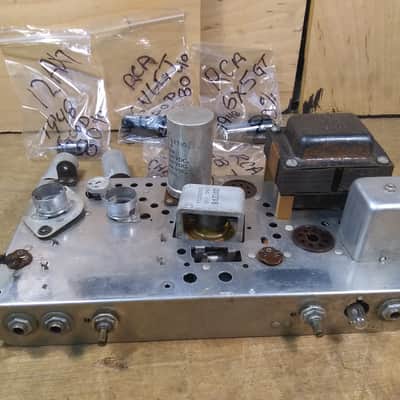 Silvertone 3070 R2R Power Amp Section w/ tubes and speaker 1954 image 2