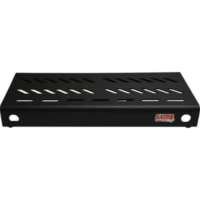 Gator Black Large aluminum pedal board with Gator carry bag and bottom mounting power supply bracket. Power supply not included. image 5