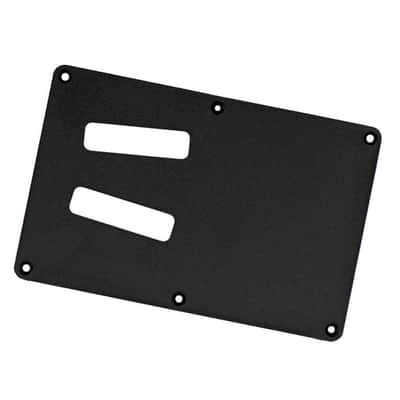 Tremolo Back Plate Cavity Cover For Kramer style guitar 1-Ply ABS Black Matte image 8