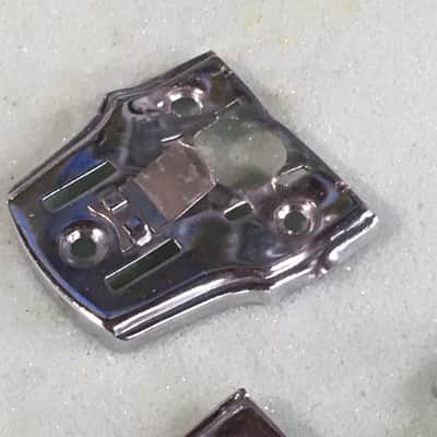 Vintage Style Metal Chrome Incomplete Guitar Case Latches As Is Cases Repair image 3