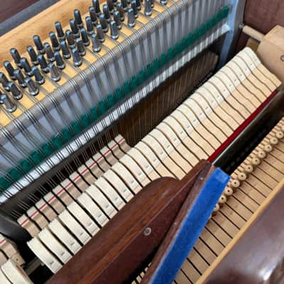 Danish Mid Century Louis Zwicki Piano - Dark Mahogany Bild 9