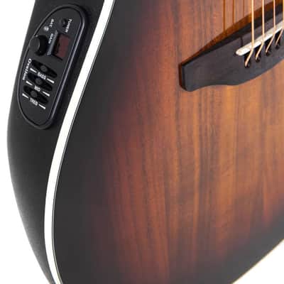 Ovation Celebrity Elite CE48P-KOAB Super Shallow Acoustic-Electric Guitar - Koa Burst image 14