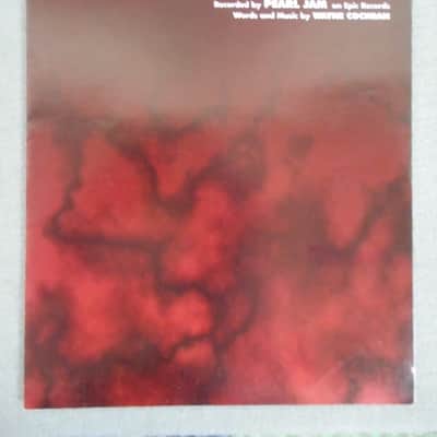 Pearl Jam "Last Kiss" Sheet Music 1999 image 1