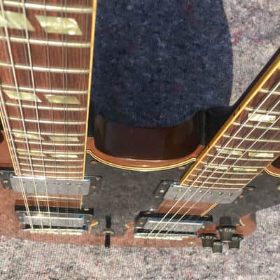 Gibson SG EDS-1275 6/12 Double Neck 1974 - Walnut image 7