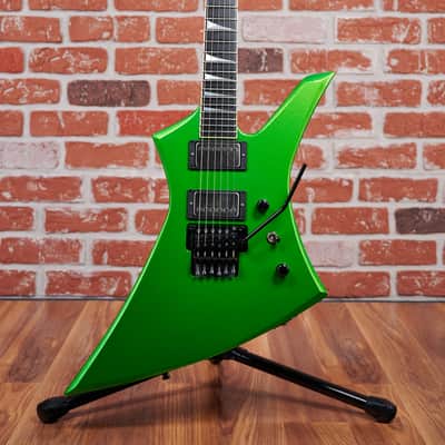 Jackson USA Select Series KE2 Kelly Absinthe Frost 2010 w/OHSC Bareknuckle Pickups/FU-Tone hardware image 4