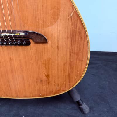 Vintage Alvarez by Kazuo Yairi DY-1 Acoustic Electric Guitar with Gig Bag Made in Japan 1990 image 11