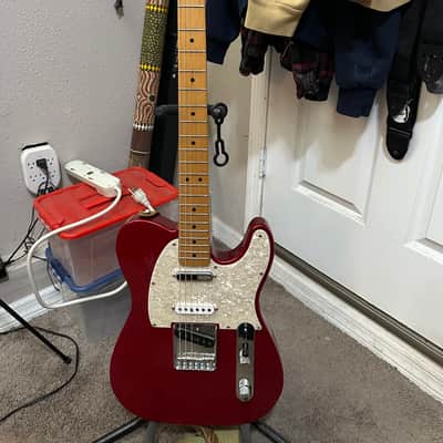 Fender Deluxe Nashville Telecaster with Maple Fretboard 1998 - 2014 - Candy Apple Red image 1