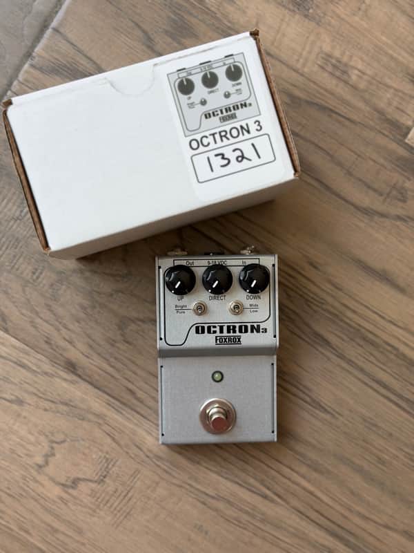 2023 Foxrox Electronics Octron 3 Analog Octave Up and Down Silver Enclosure image 1