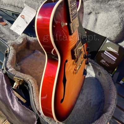 ♚RARE♚MINTY 2010 Gibson CUSTOM SHOP ES-137 Custom♚AAA♚EBONY♚TRIBURST♚COA♚335*339 image 14
