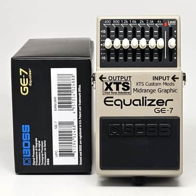 used XTS Modded Boss GE-7 Equalizer, Mint Condition with Box! xact tone solutions