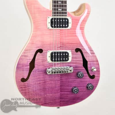 PRS SE Ed Sheeran Flat Back Hollowbody I Baritone Piezo Pink Hombre (s/n: 4276) image 2